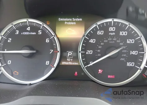 2016 Acura Mdx Acurawatch Plus Package из США, поврежденный, VIN 5FRYD3H22GB009503